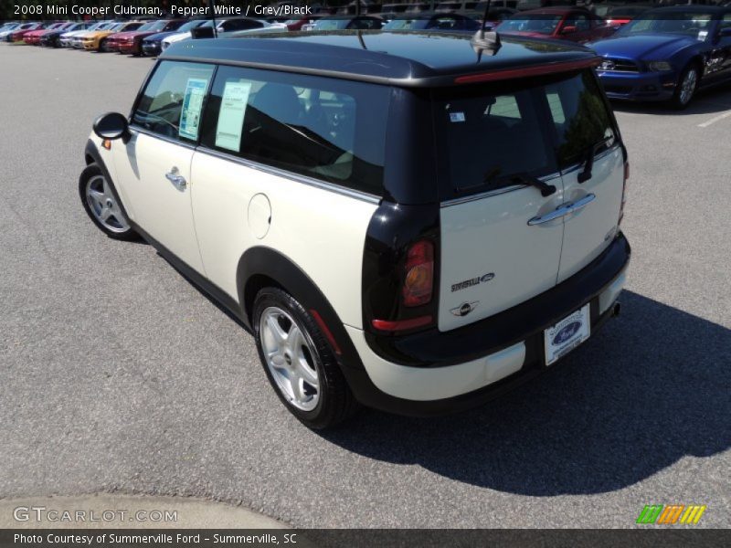 Pepper White / Grey/Black 2008 Mini Cooper Clubman