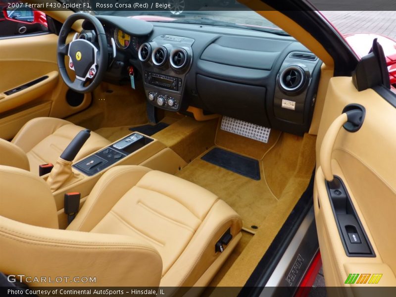 Dashboard of 2007 F430 Spider F1