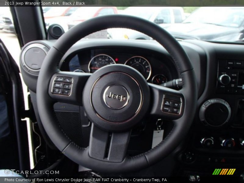 Black / Black 2013 Jeep Wrangler Sport 4x4