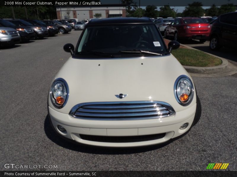 Pepper White / Grey/Black 2008 Mini Cooper Clubman