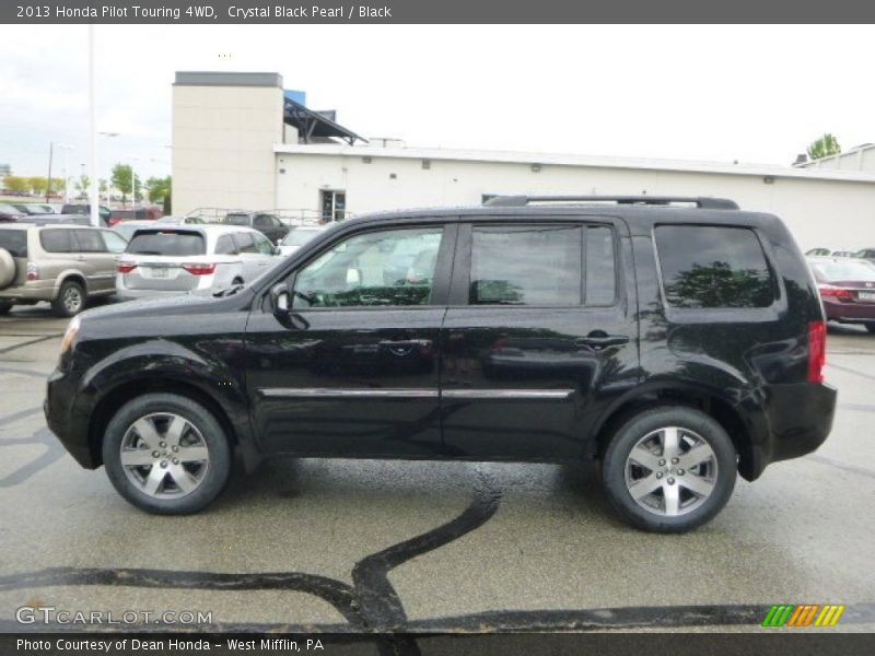Crystal Black Pearl / Black 2013 Honda Pilot Touring 4WD