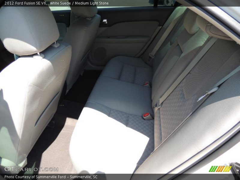 White Suede / Medium Light Stone 2012 Ford Fusion SE V6