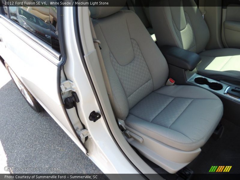 White Suede / Medium Light Stone 2012 Ford Fusion SE V6