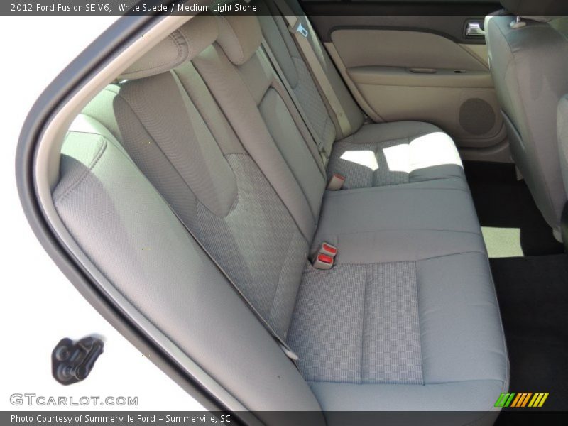 White Suede / Medium Light Stone 2012 Ford Fusion SE V6