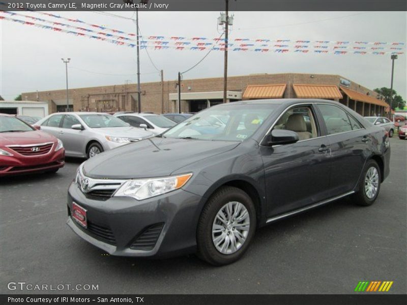 Magnetic Gray Metallic / Ivory 2012 Toyota Camry LE