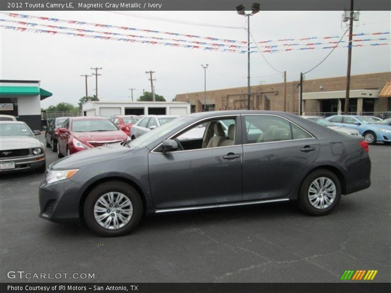 Magnetic Gray Metallic / Ivory 2012 Toyota Camry LE