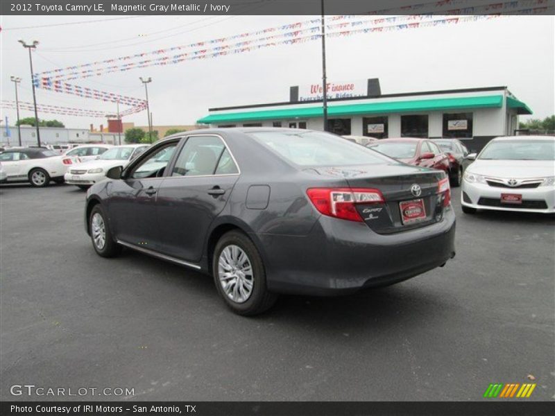Magnetic Gray Metallic / Ivory 2012 Toyota Camry LE