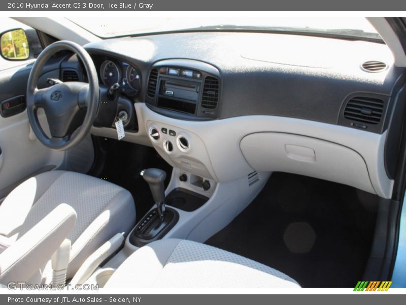 Ice Blue / Gray 2010 Hyundai Accent GS 3 Door