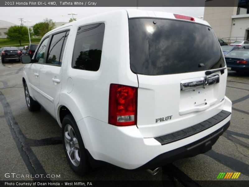 Taffeta White / Gray 2013 Honda Pilot EX-L 4WD