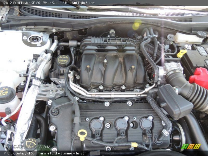 White Suede / Medium Light Stone 2012 Ford Fusion SE V6
