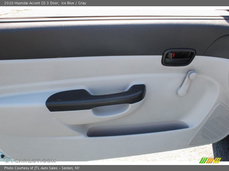 Ice Blue / Gray 2010 Hyundai Accent GS 3 Door