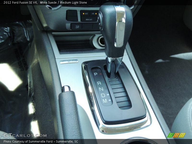 White Suede / Medium Light Stone 2012 Ford Fusion SE V6