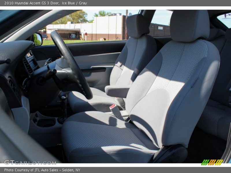 Ice Blue / Gray 2010 Hyundai Accent GS 3 Door