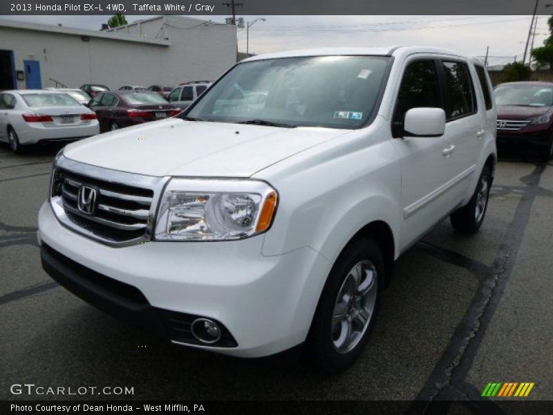 Taffeta White / Gray 2013 Honda Pilot EX-L 4WD