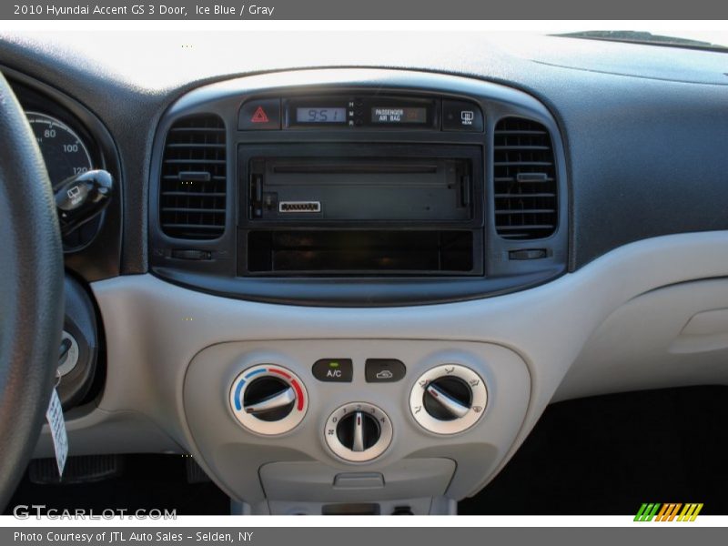Ice Blue / Gray 2010 Hyundai Accent GS 3 Door
