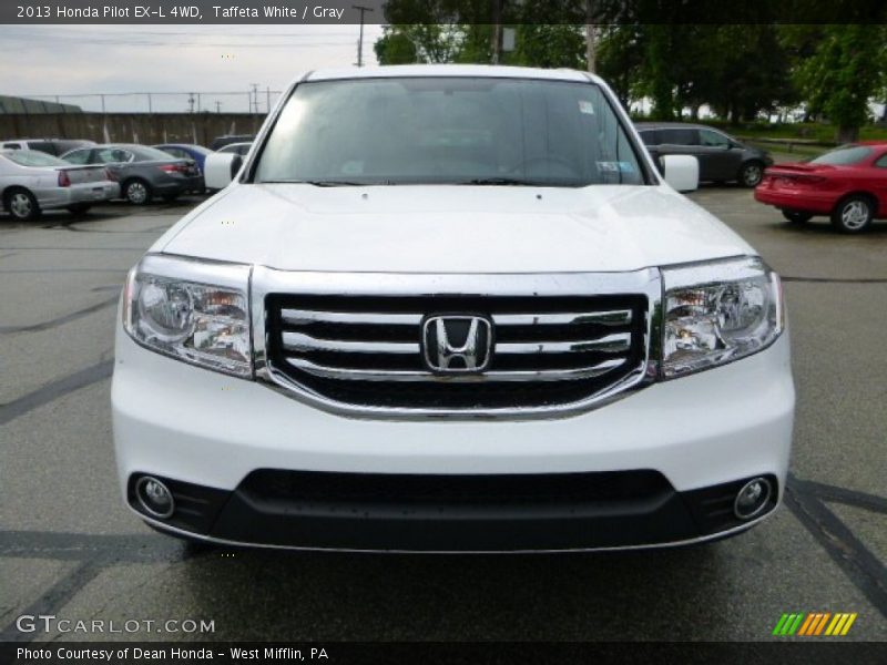 Taffeta White / Gray 2013 Honda Pilot EX-L 4WD
