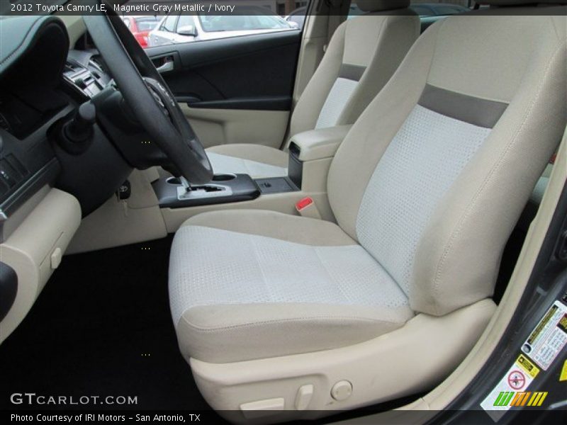 Magnetic Gray Metallic / Ivory 2012 Toyota Camry LE