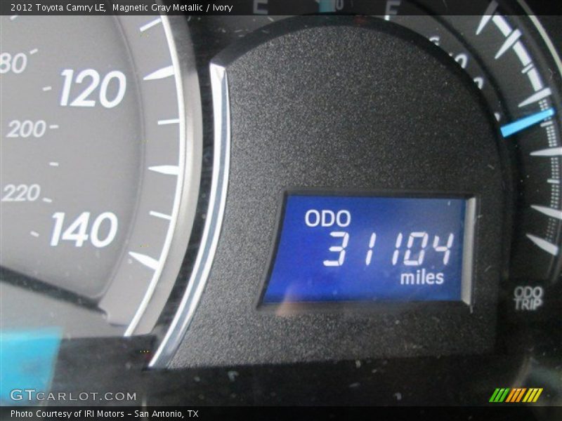 Magnetic Gray Metallic / Ivory 2012 Toyota Camry LE