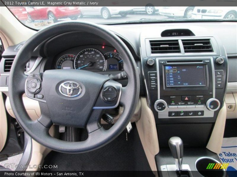 Magnetic Gray Metallic / Ivory 2012 Toyota Camry LE
