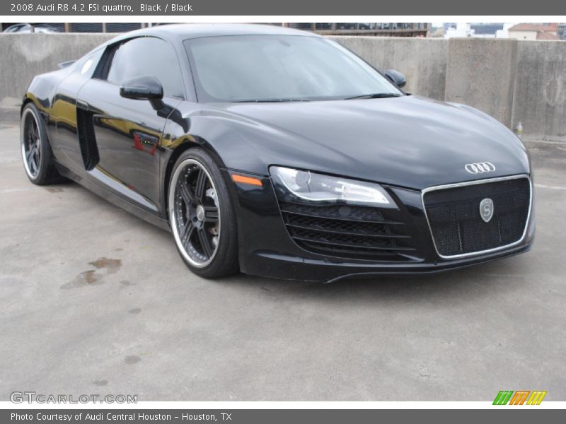 Black / Black 2008 Audi R8 4.2 FSI quattro