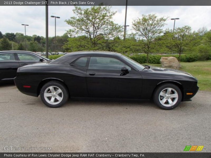 Pitch Black / Dark Slate Gray 2013 Dodge Challenger SXT