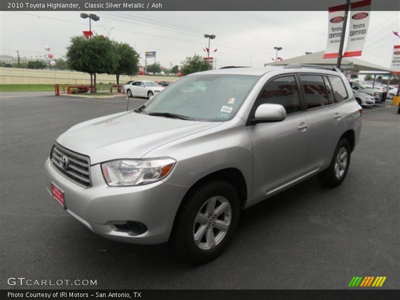 Classic Silver Metallic / Ash 2010 Toyota Highlander