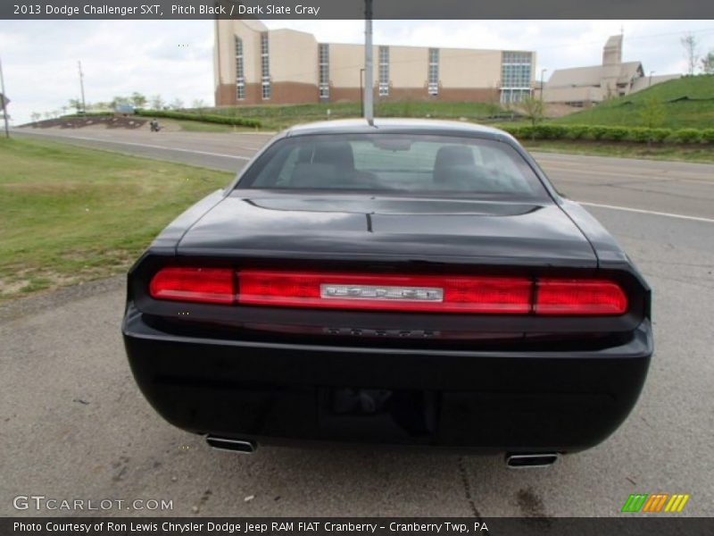 Pitch Black / Dark Slate Gray 2013 Dodge Challenger SXT