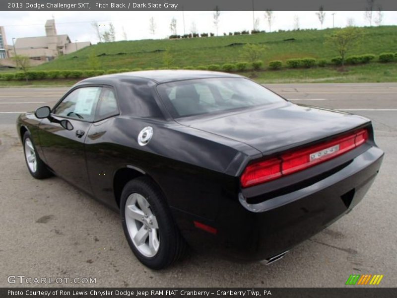 Pitch Black / Dark Slate Gray 2013 Dodge Challenger SXT