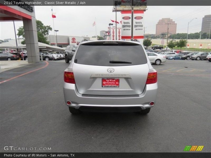 Classic Silver Metallic / Ash 2010 Toyota Highlander