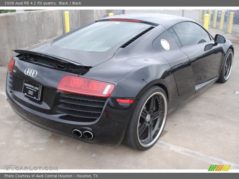 Black / Black 2008 Audi R8 4.2 FSI quattro