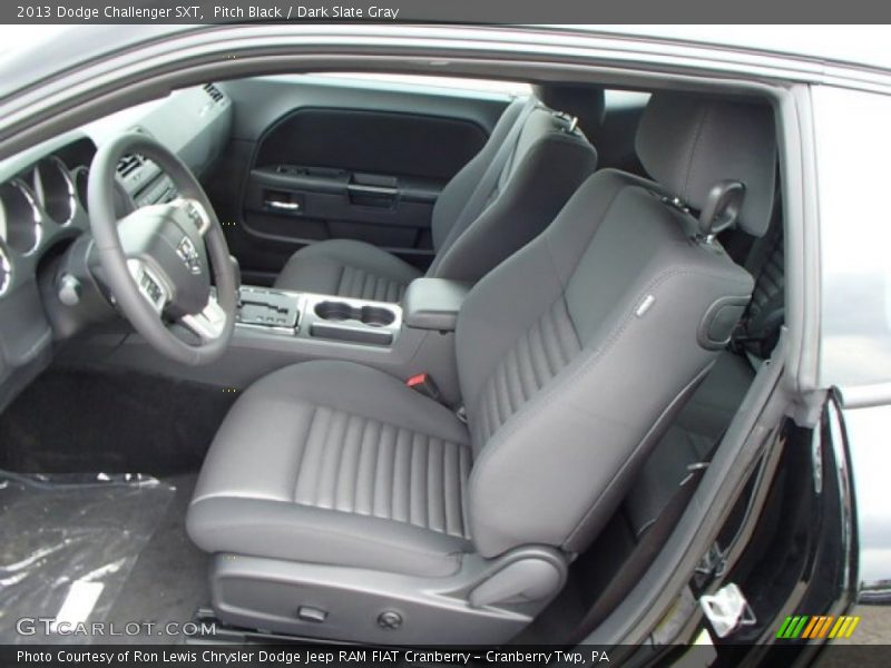 Pitch Black / Dark Slate Gray 2013 Dodge Challenger SXT