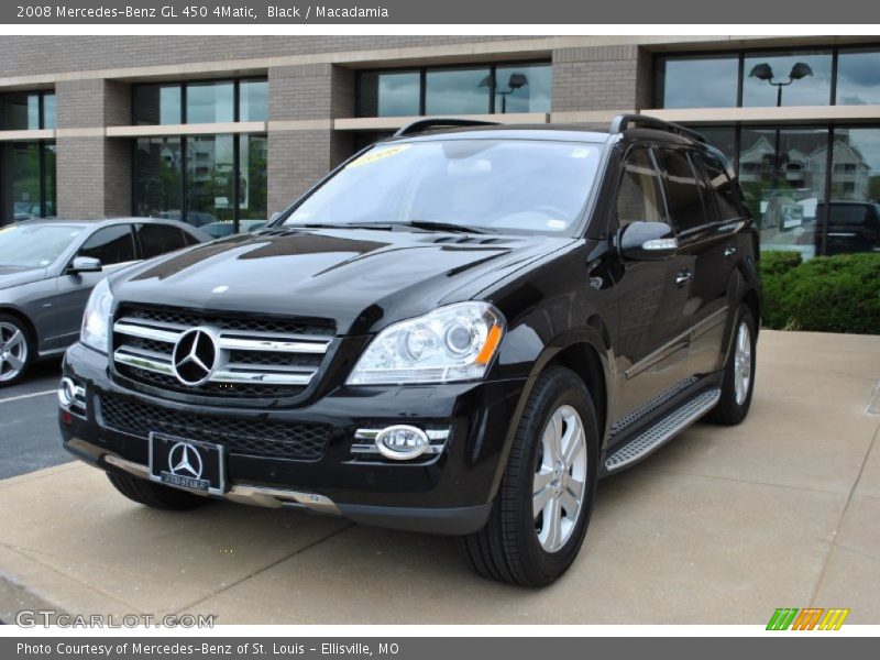 Black / Macadamia 2008 Mercedes-Benz GL 450 4Matic