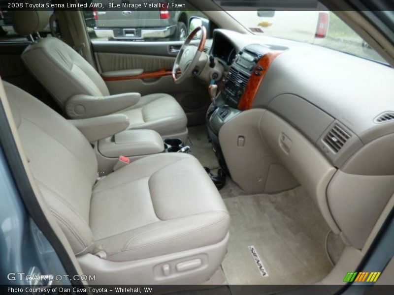  2008 Sienna Limited AWD Fawn Interior