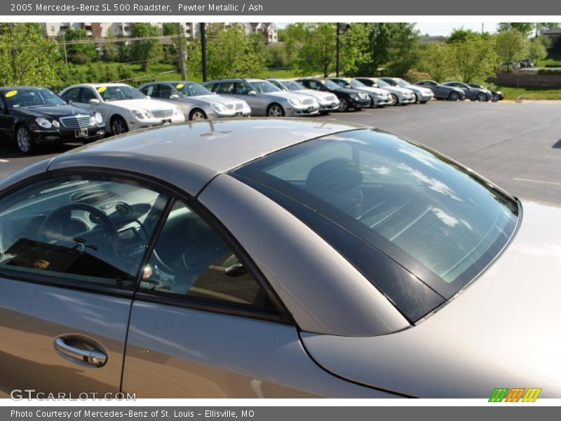 Pewter Metallic / Ash 2005 Mercedes-Benz SL 500 Roadster