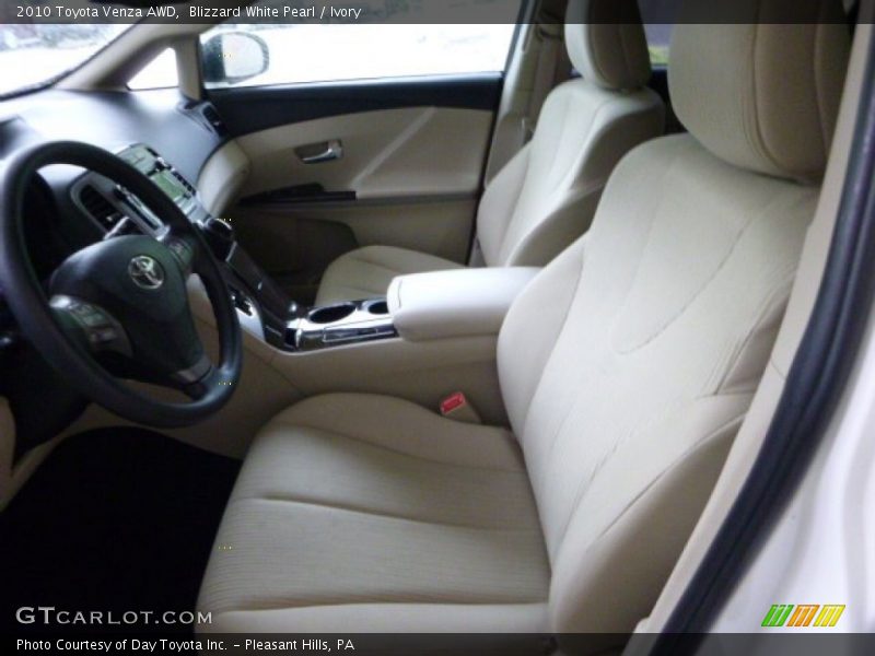 Blizzard White Pearl / Ivory 2010 Toyota Venza AWD