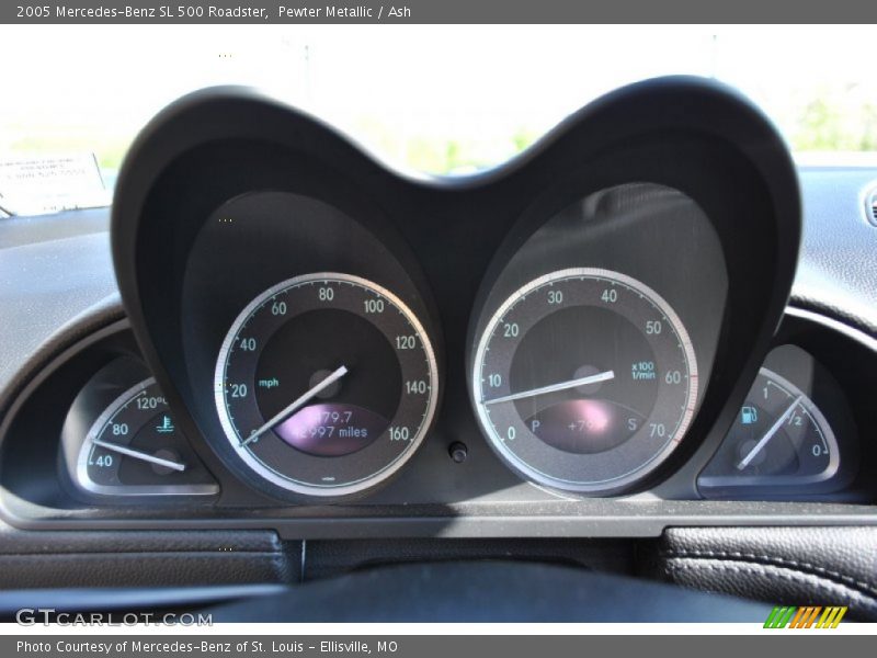 Pewter Metallic / Ash 2005 Mercedes-Benz SL 500 Roadster