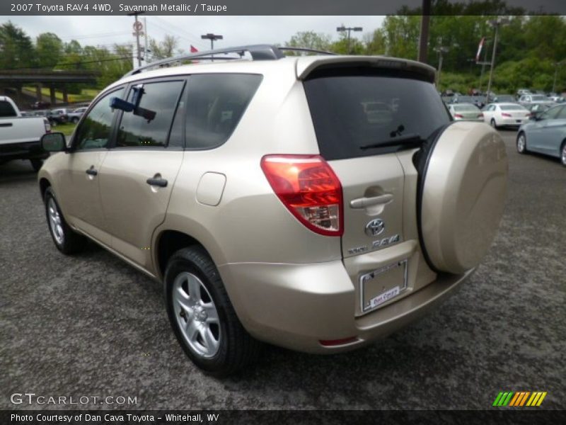 Savannah Metallic / Taupe 2007 Toyota RAV4 4WD