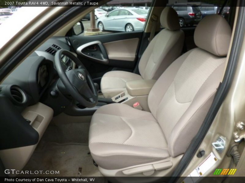  2007 RAV4 4WD Taupe Interior