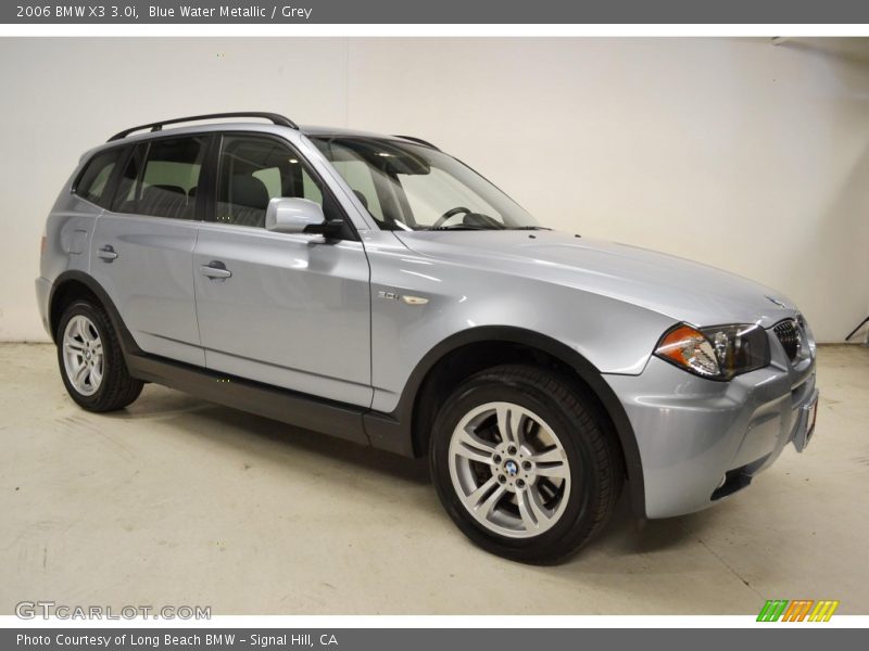 Blue Water Metallic / Grey 2006 BMW X3 3.0i