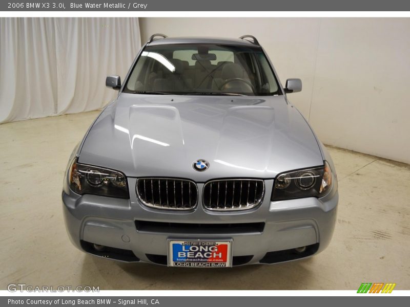 Blue Water Metallic / Grey 2006 BMW X3 3.0i