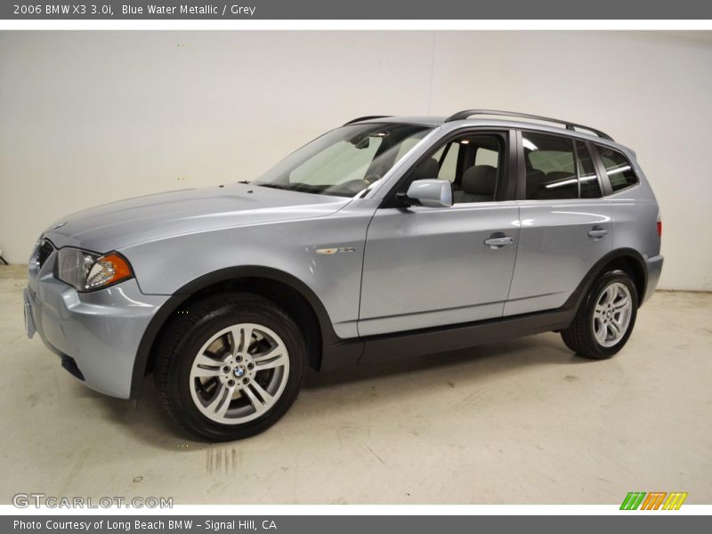 Blue Water Metallic / Grey 2006 BMW X3 3.0i