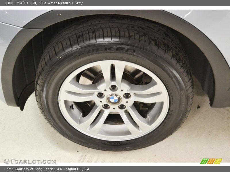 Blue Water Metallic / Grey 2006 BMW X3 3.0i