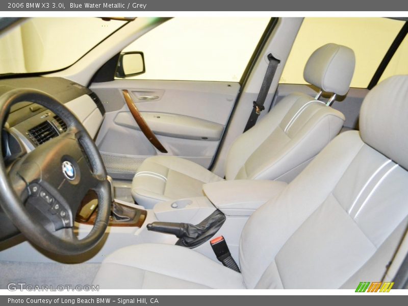 Blue Water Metallic / Grey 2006 BMW X3 3.0i