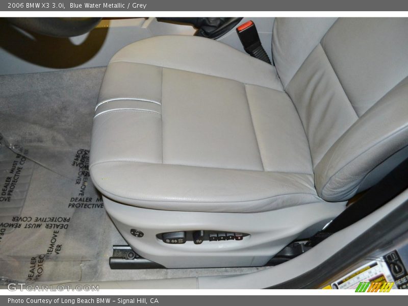 Blue Water Metallic / Grey 2006 BMW X3 3.0i