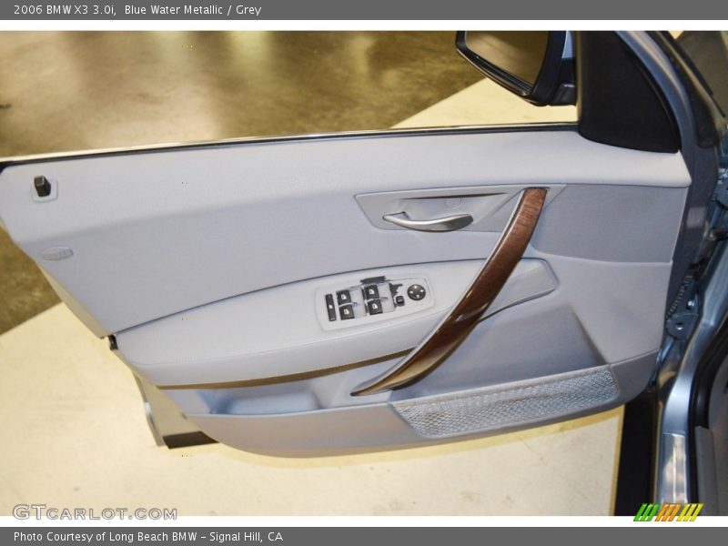 Blue Water Metallic / Grey 2006 BMW X3 3.0i