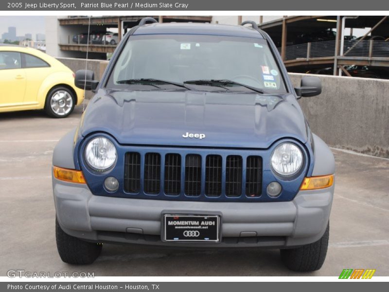 Patriot Blue Pearl / Medium Slate Gray 2005 Jeep Liberty Sport