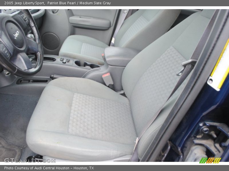 Patriot Blue Pearl / Medium Slate Gray 2005 Jeep Liberty Sport