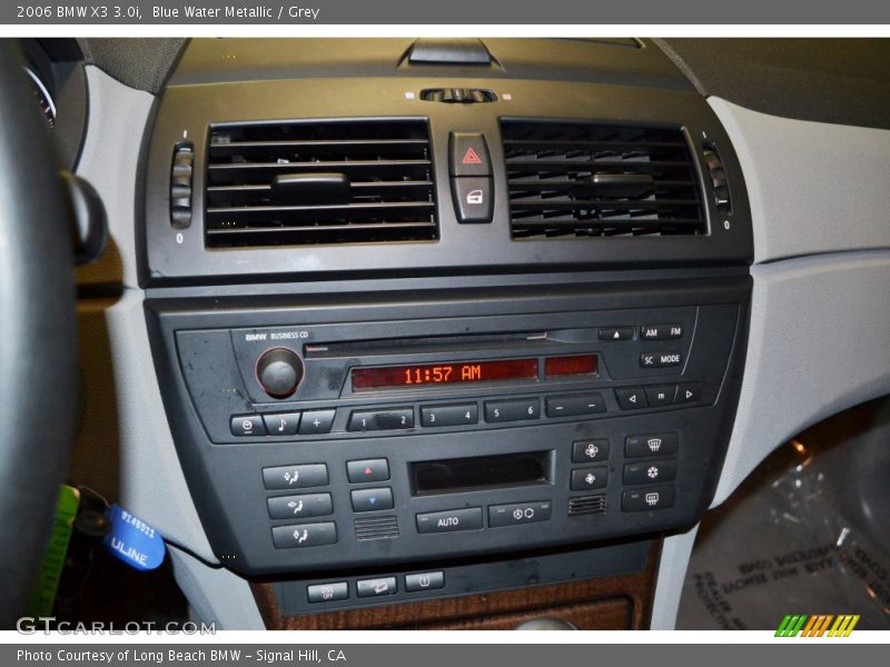 Blue Water Metallic / Grey 2006 BMW X3 3.0i