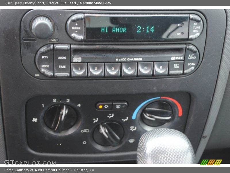 Patriot Blue Pearl / Medium Slate Gray 2005 Jeep Liberty Sport