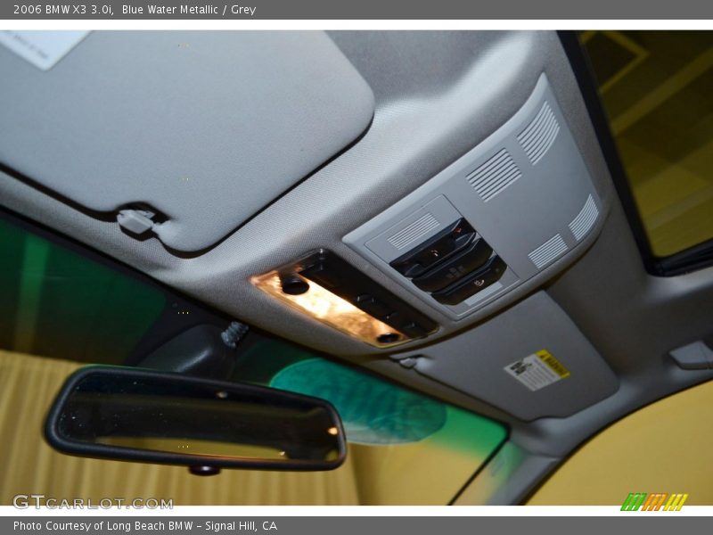 Blue Water Metallic / Grey 2006 BMW X3 3.0i